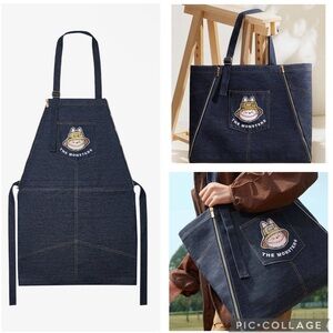 Pop Mart The Monsters NWT/NIP! Fall in Wild Series Denim Apron Tote Bag